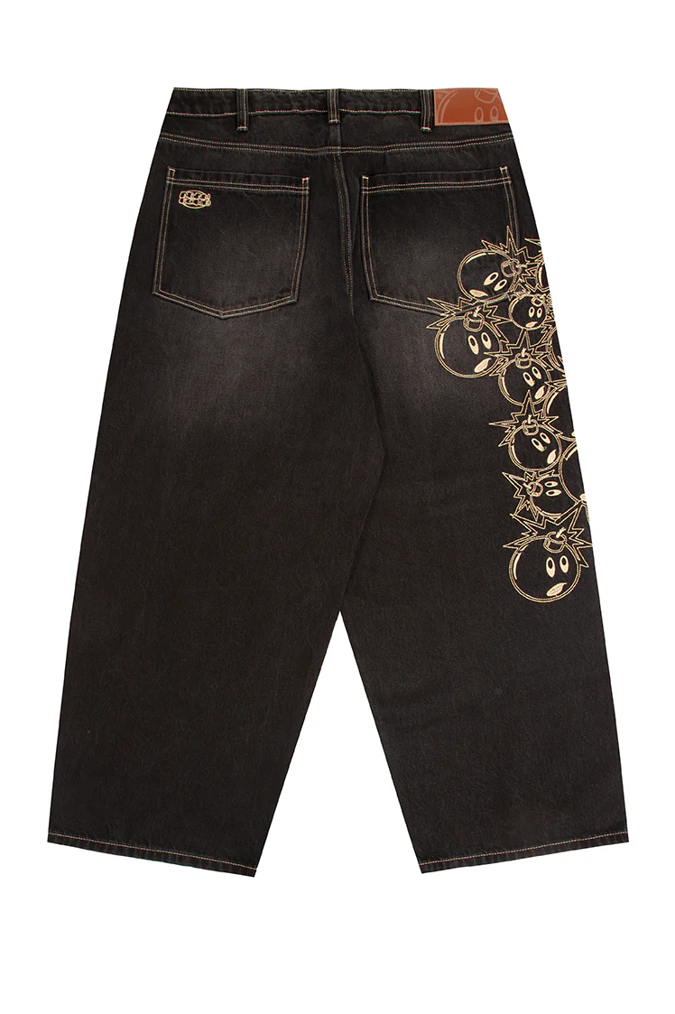Adam Bomb Pockets Full Baggy Denim - Image 2