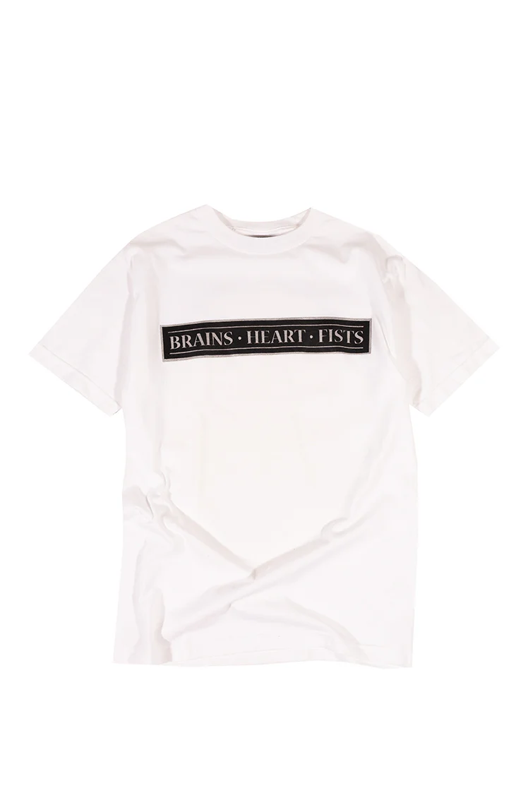 Brains. Heart. Fists. T-Shirt - Image 2