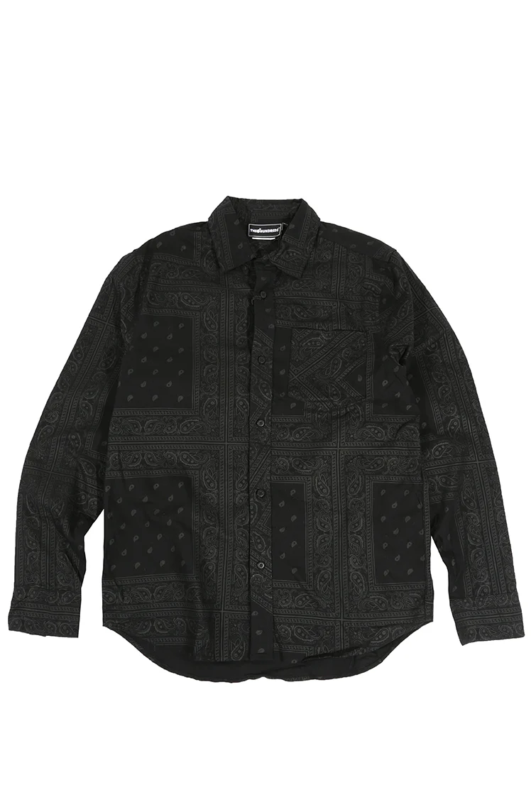 Paisley LS Button-Up