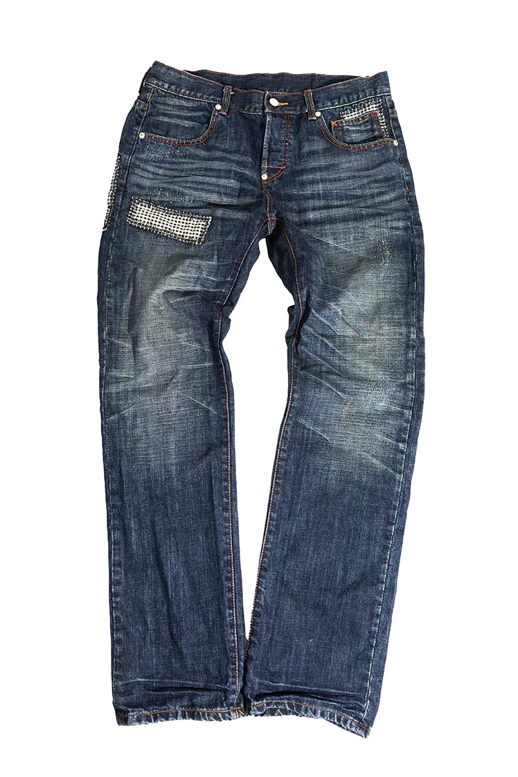 Patches Public Label Blue Denim